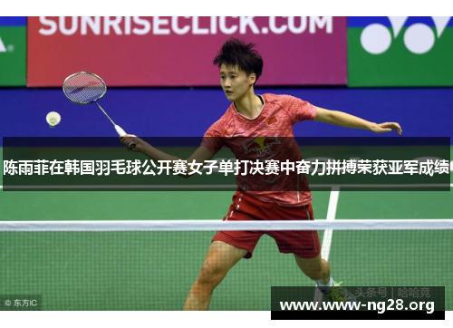 陈雨菲在韩国羽毛球公开赛女子单打决赛中奋力拼搏荣获亚军成绩 陈雨菲在韩国羽毛球公开赛女子单打决赛中奋力拼搏荣获亚军成绩