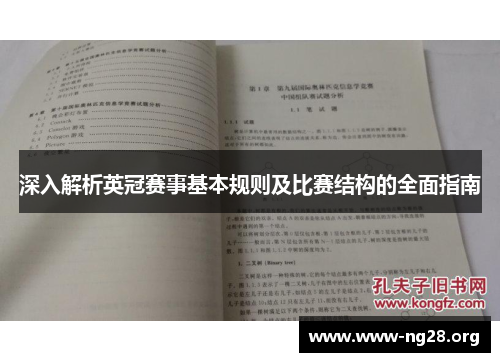 深入解析英冠赛事基本规则及比赛结构的全面指南 深入解析英冠赛事基本规则及比赛结构的全面指南